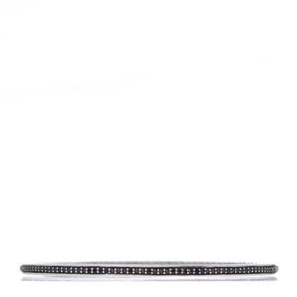 David Yurman Sterling Silver Black Diamond Cable Bangle Bracelet 1 of 4