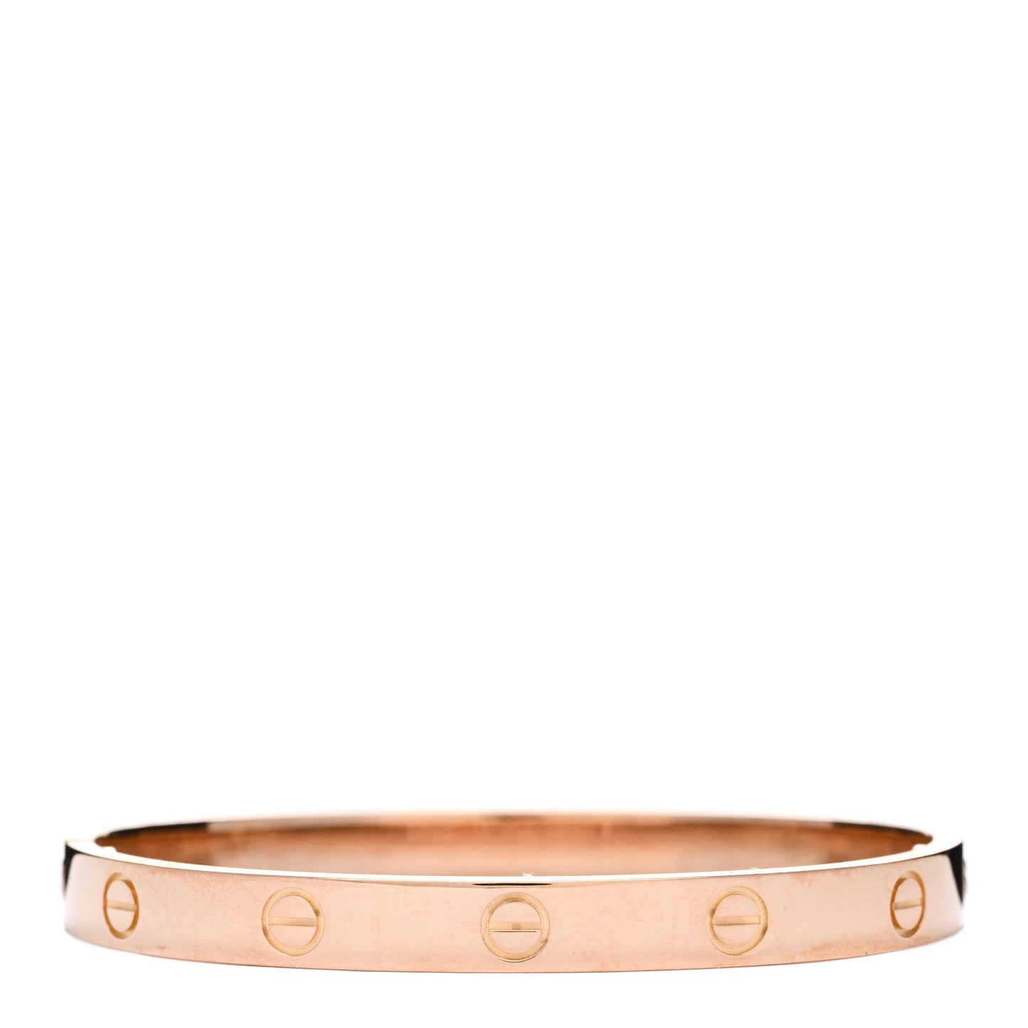 18K Pink Gold LOVE Bracelet 17