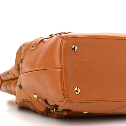 MCM Visetos Shoulder Bag Cognac 8 of 13