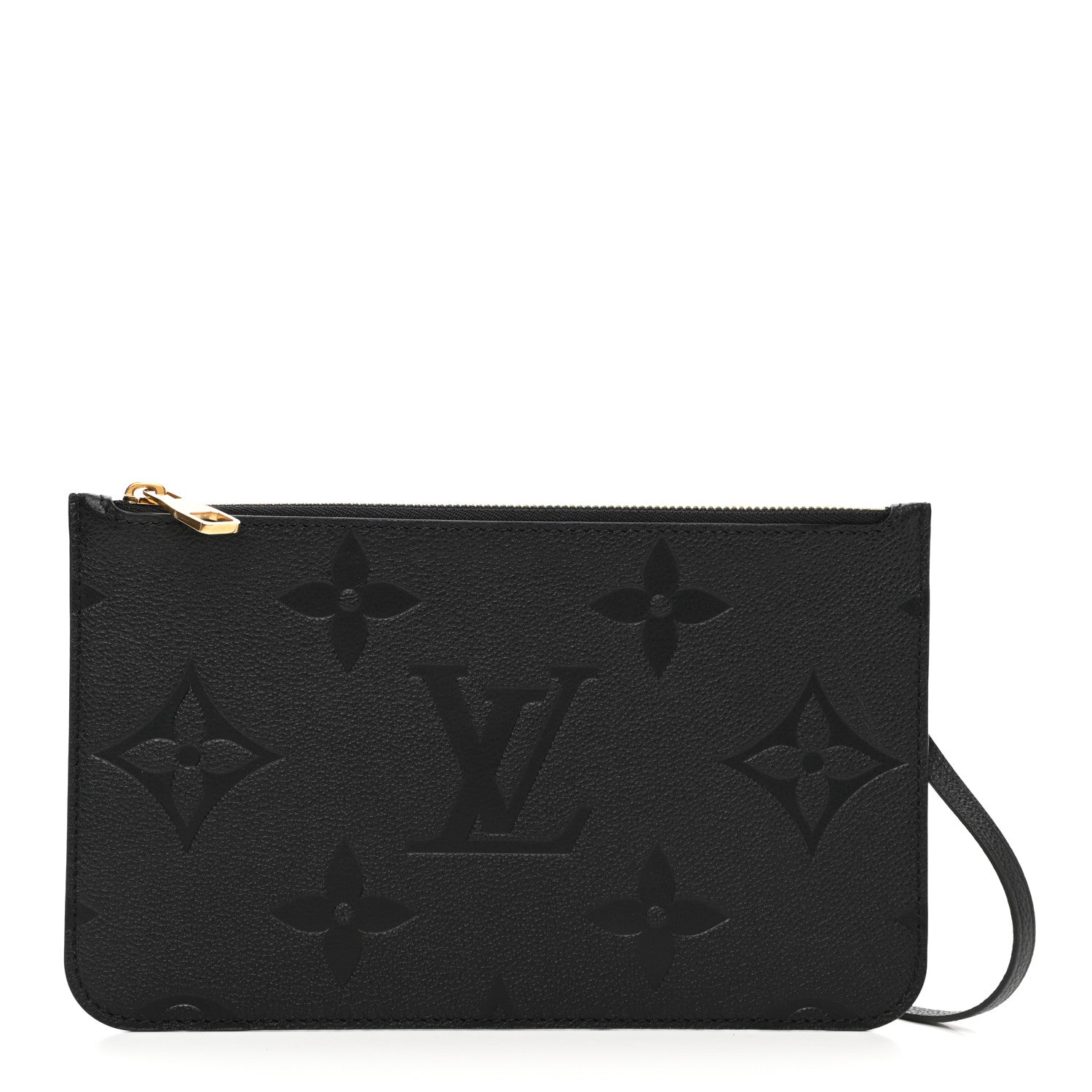 Louis Vuitton Empreinte Monogram Giant Neverfull MM Pochette Black 1 of 7