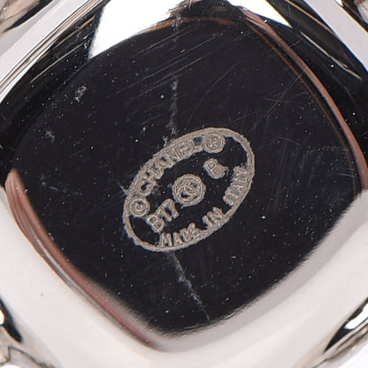 Chanel Baguette Crystal CC Brooch Silver 4 of 5