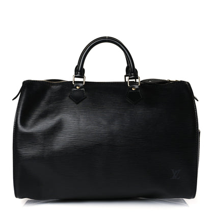 Louis Vuitton Epi Speedy 40 Black 1 of 8