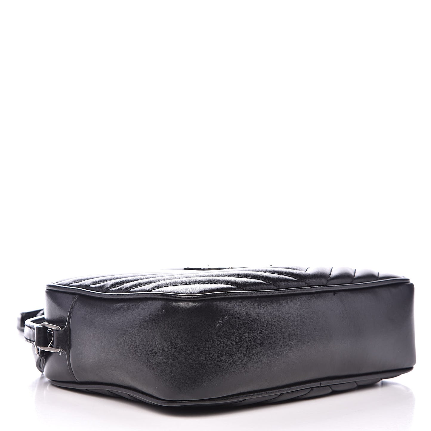 Calfskin Matelasse Monogram Lou Camera Bag Black