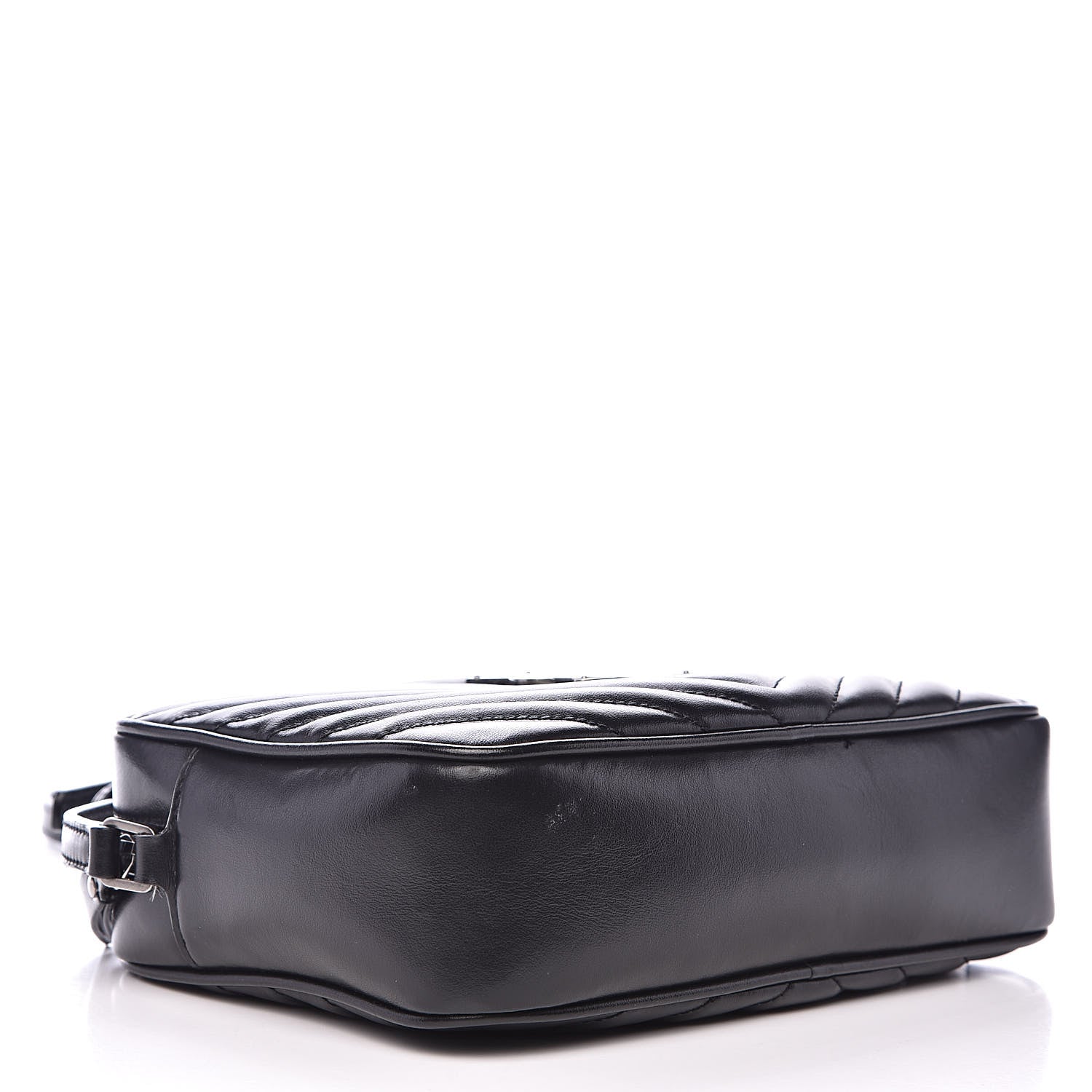 Saint Laurent Calfskin Matelasse Monogram Lou Camera Bag Black 4 of 10