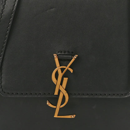 Saint Laurent Smooth Calfskin North South Kaia Satchel Black 7 of 9