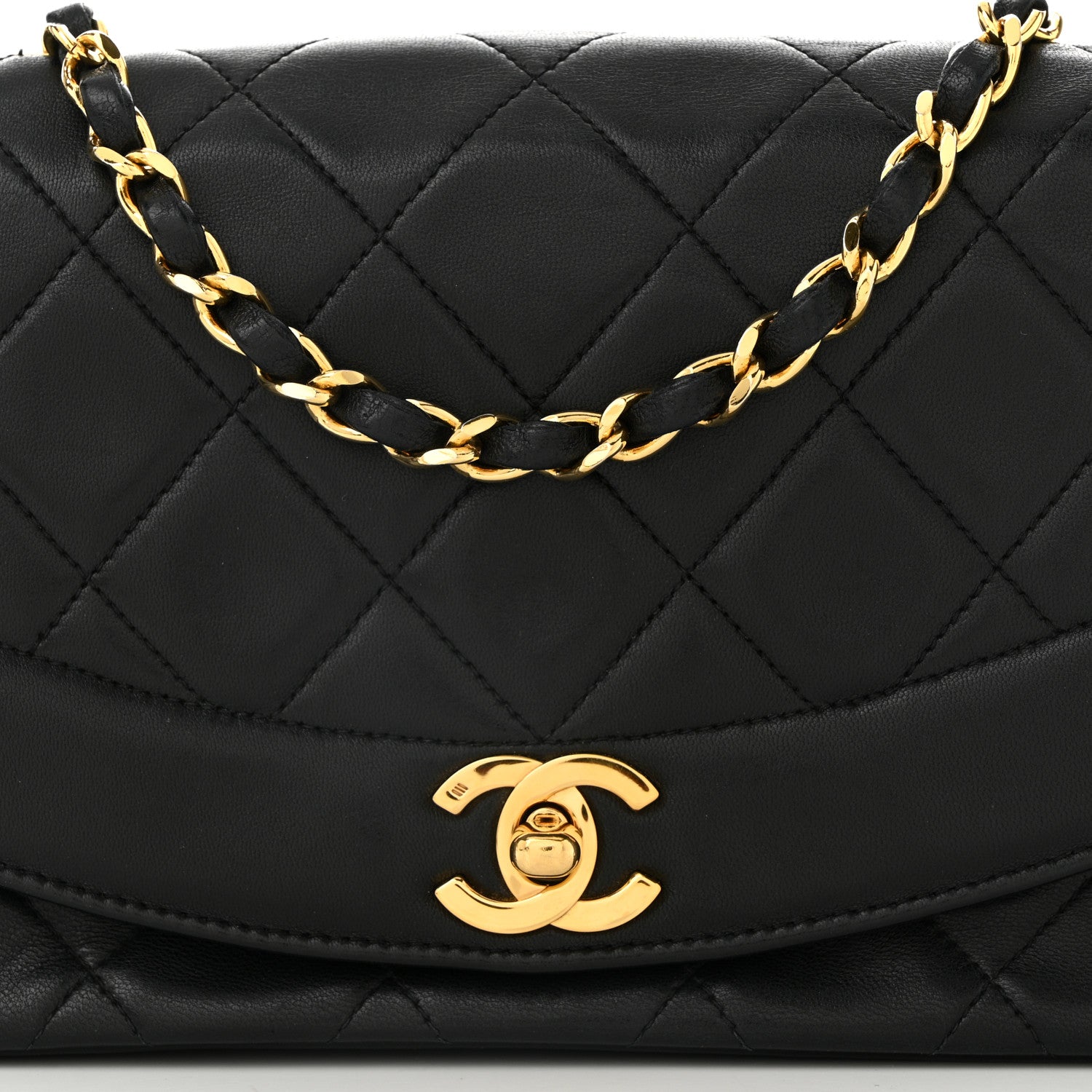 Chanel Lambskin Quilted Small Single Flap Black 9 of 11