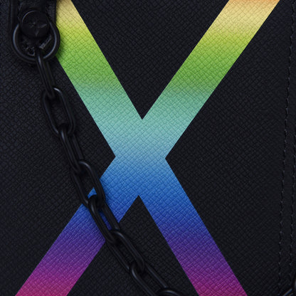 Louis Vuitton Taiga Rainbow Danube Messenger Black 8 of 12