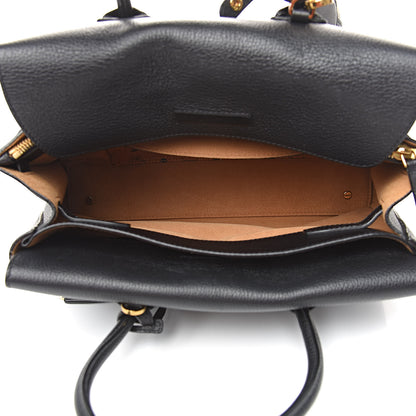 MCM Grained Calfskin Medium Milla Tote Black 5 of 11