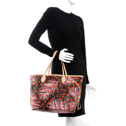 Louis Vuitton Monogram Jungle Dots Neo Neverfull MM Sugar Pink Poppy 2 of 8