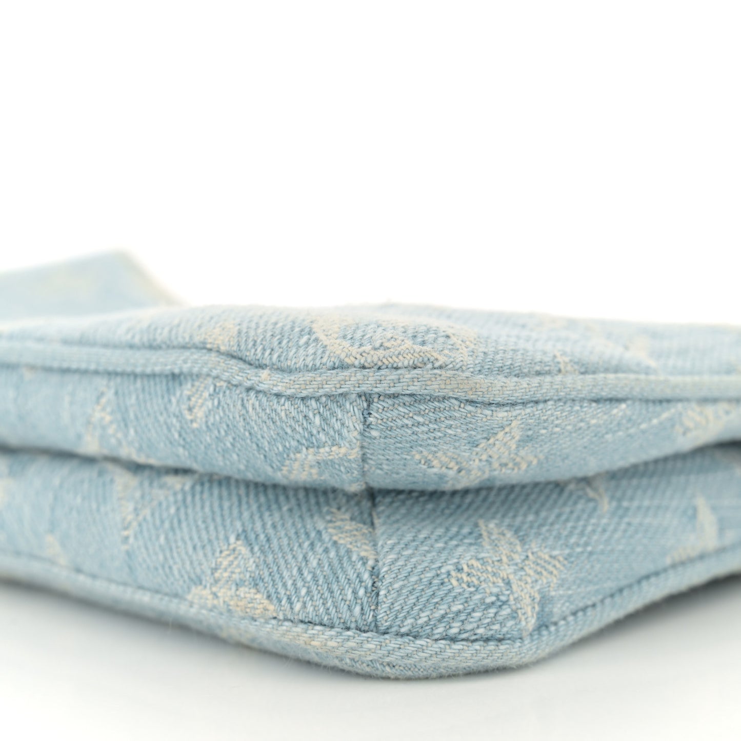 Monogram Denim Liv Pochette Sky Blue