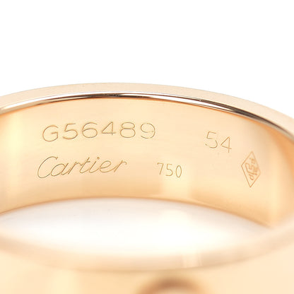 Cartier 18K Yellow Gold 5.5mm LOVE Ring 54 6.75 4 of 5