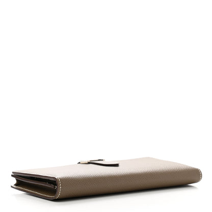 Hermes Epsom Bearn Gusset Wallet Etoupe 4 of 7