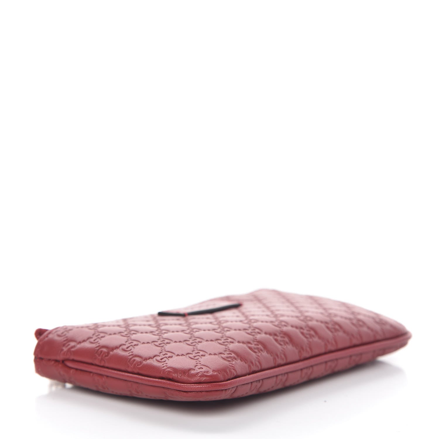 Gucci Microguccissima Key Ring Coin Case Hibiscus Red 4 of 8