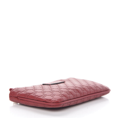 Gucci Microguccissima Key Ring Coin Case Hibiscus Red 4 of 8