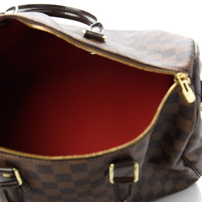 Louis Vuitton Damier Ebene Speedy Bandouliere 35 5 of 10