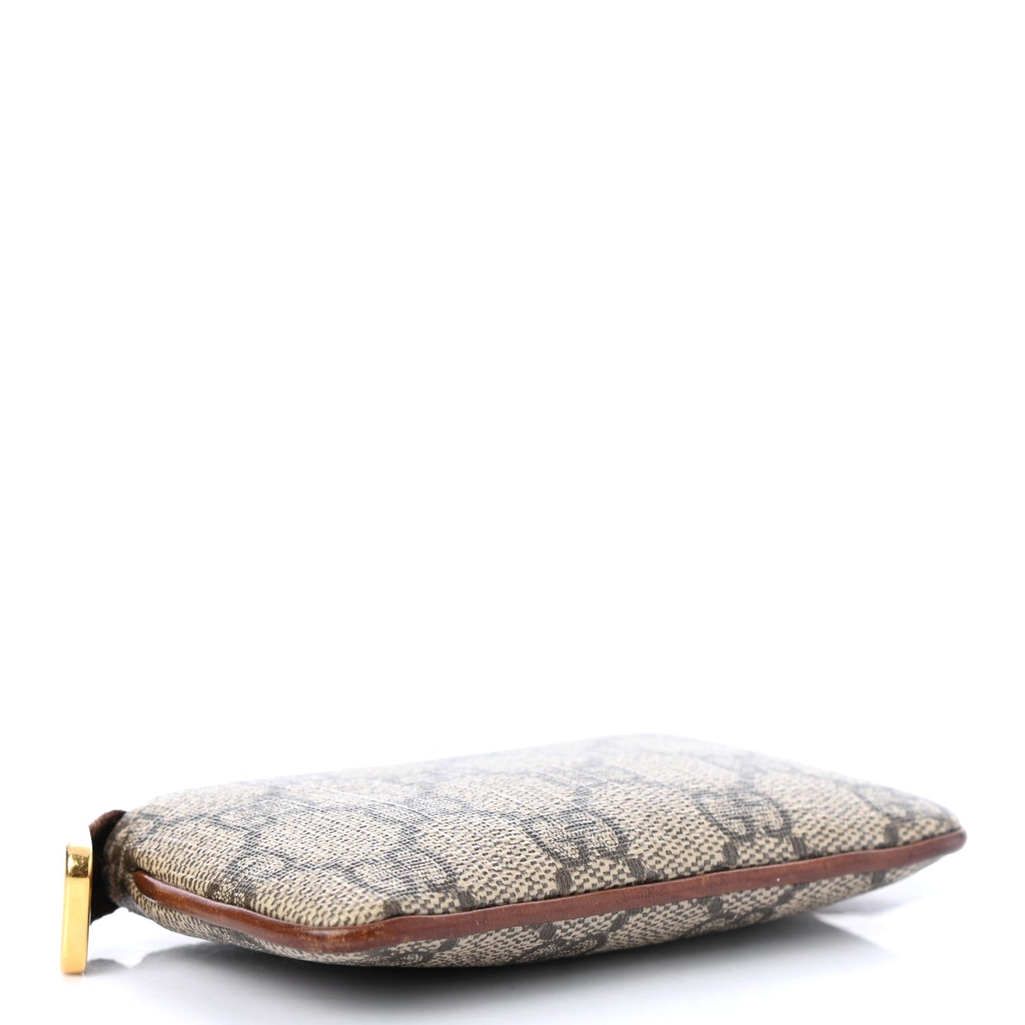 GG Supreme Monogram Key Case Brown