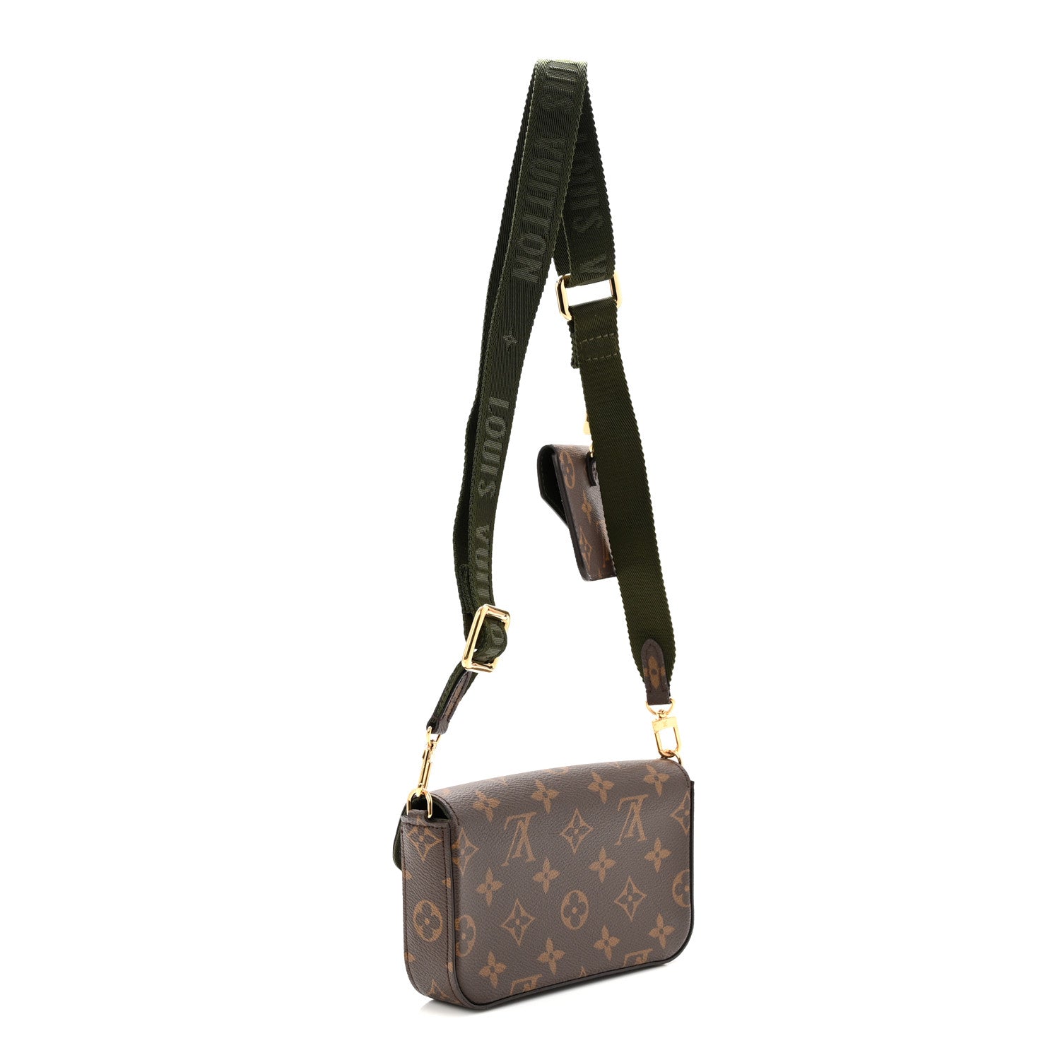 Louis Vuitton Monogram Felicie Strap & Go Kaki 3 of 10