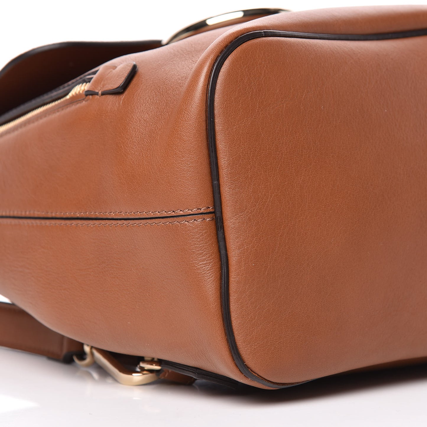 Suede Calfskin Small Faye Backpack Tan