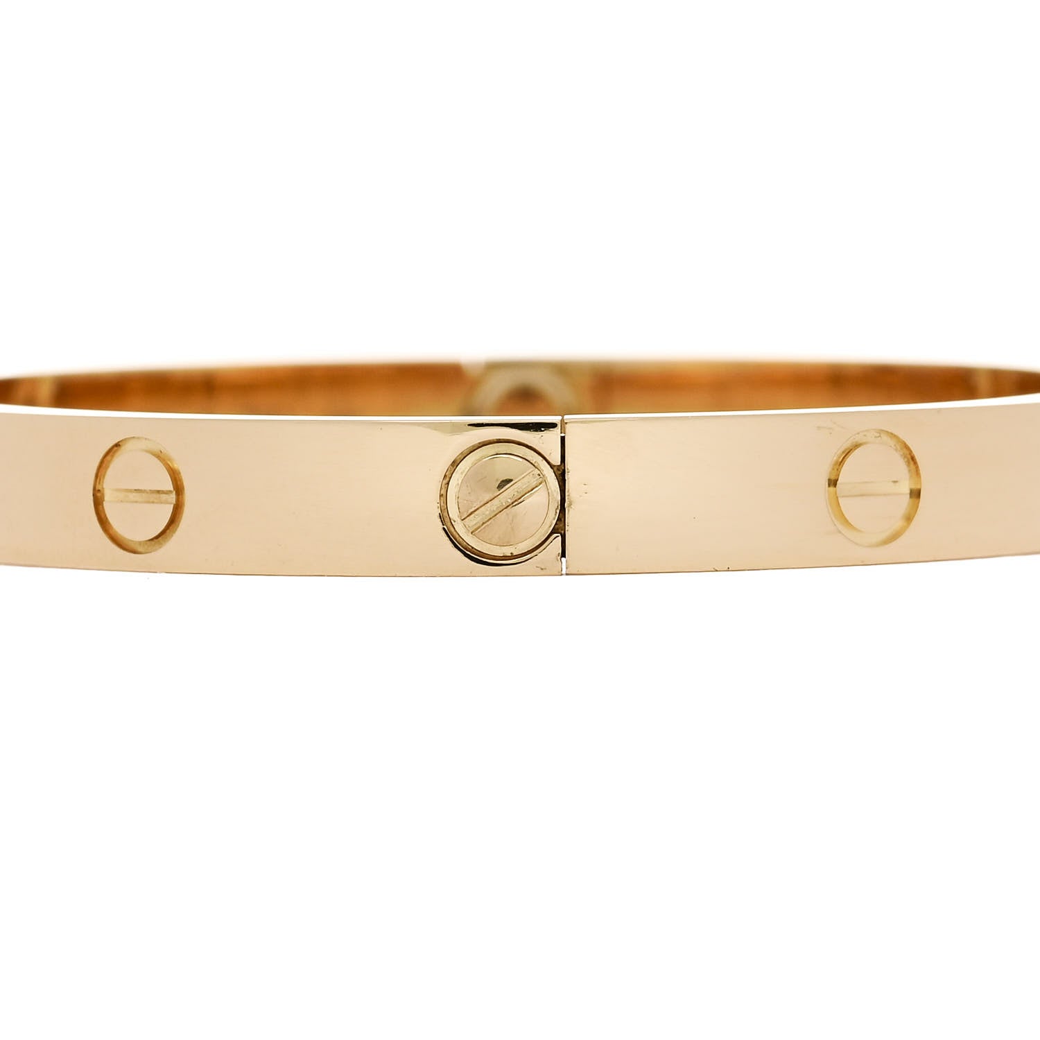 Cartier 18K Yellow Gold LOVE Bracelet 17 5 of 9