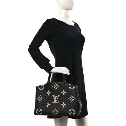 Louis Vuitton Empreinte Monogram Giant Petit Palais Black Beige 2 of 8