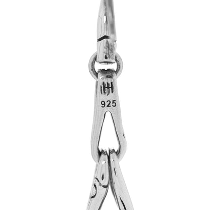 John Hardy Sterling Silver Bamboo Linear Drop Earrings 3 of 6