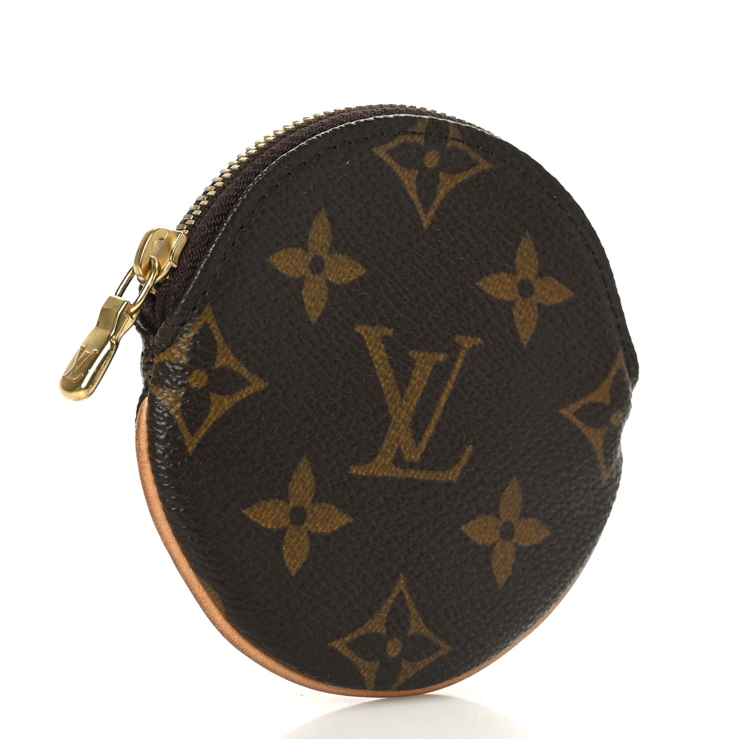 Monogram Round Coin Purse