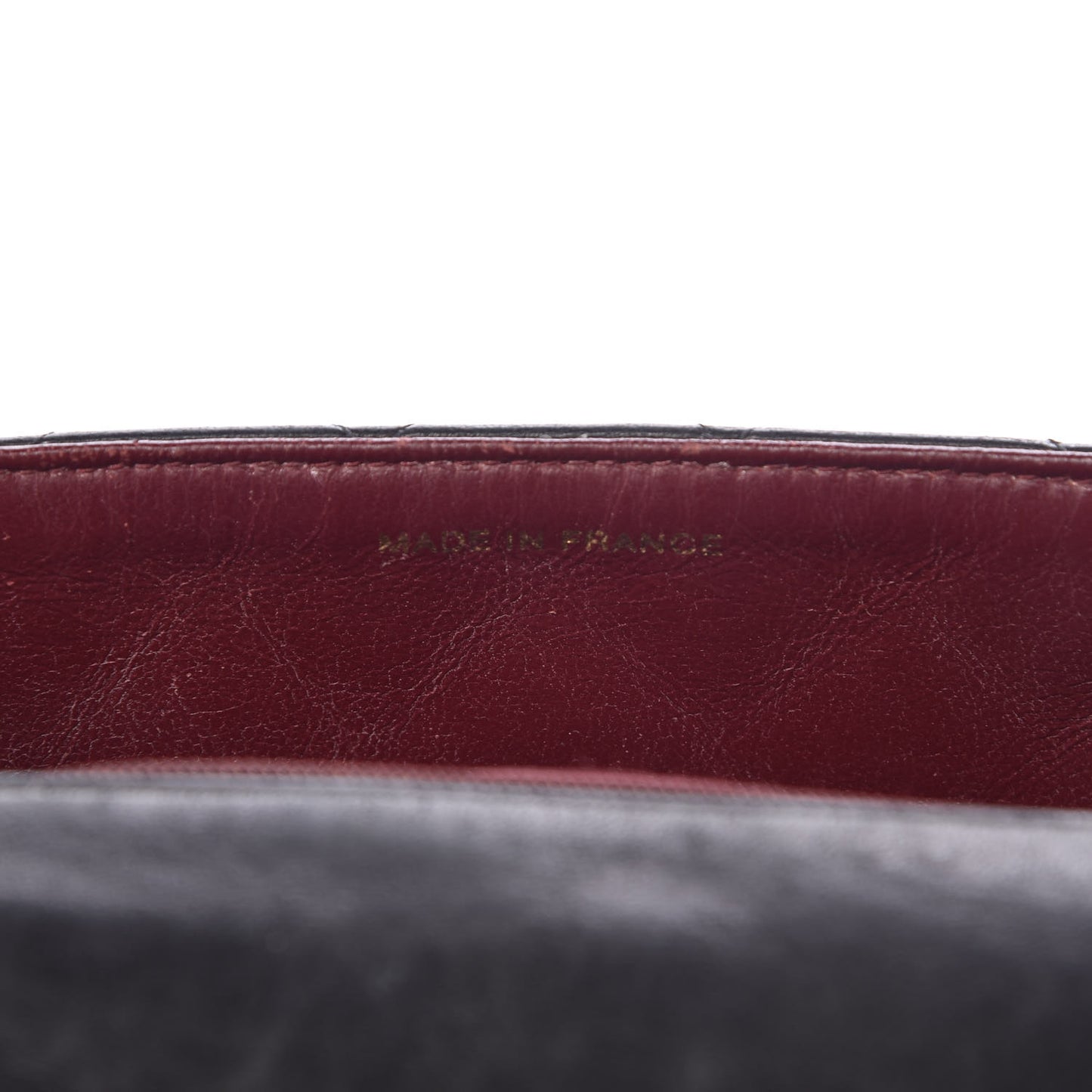 Lambskin Quilted Mini Square Flap Black