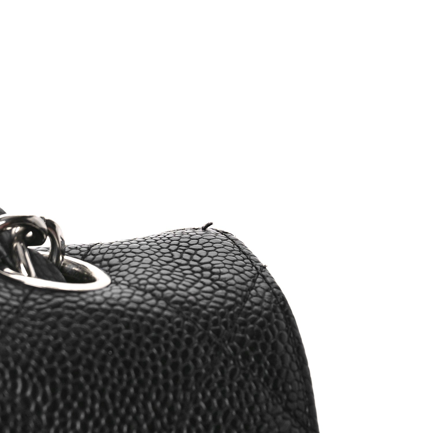 Chanel Caviar Quilted Jumbo Single Flap Black 11 of 13