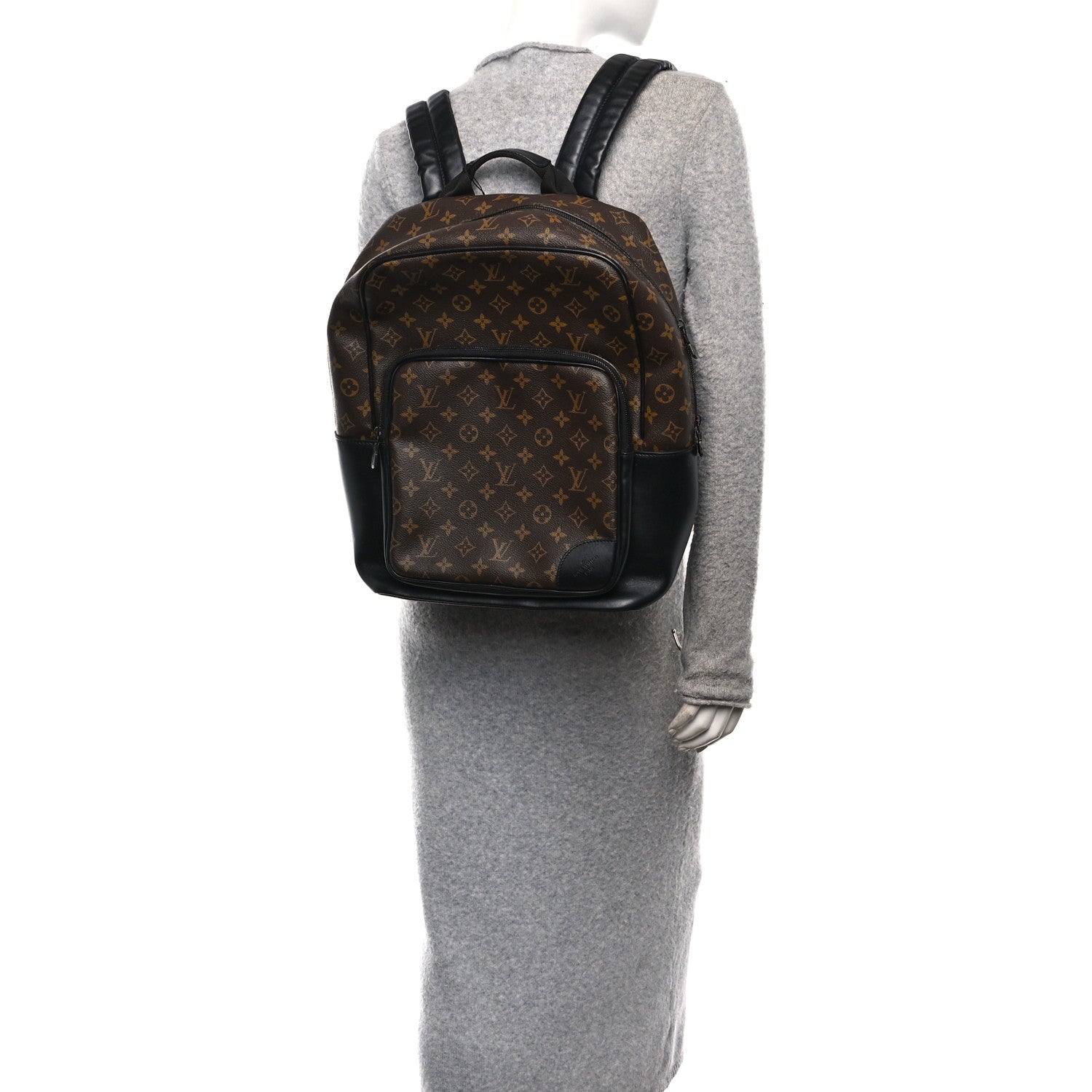 Louis Vuitton Monogram Macassar Dean Backpack 2 of 10