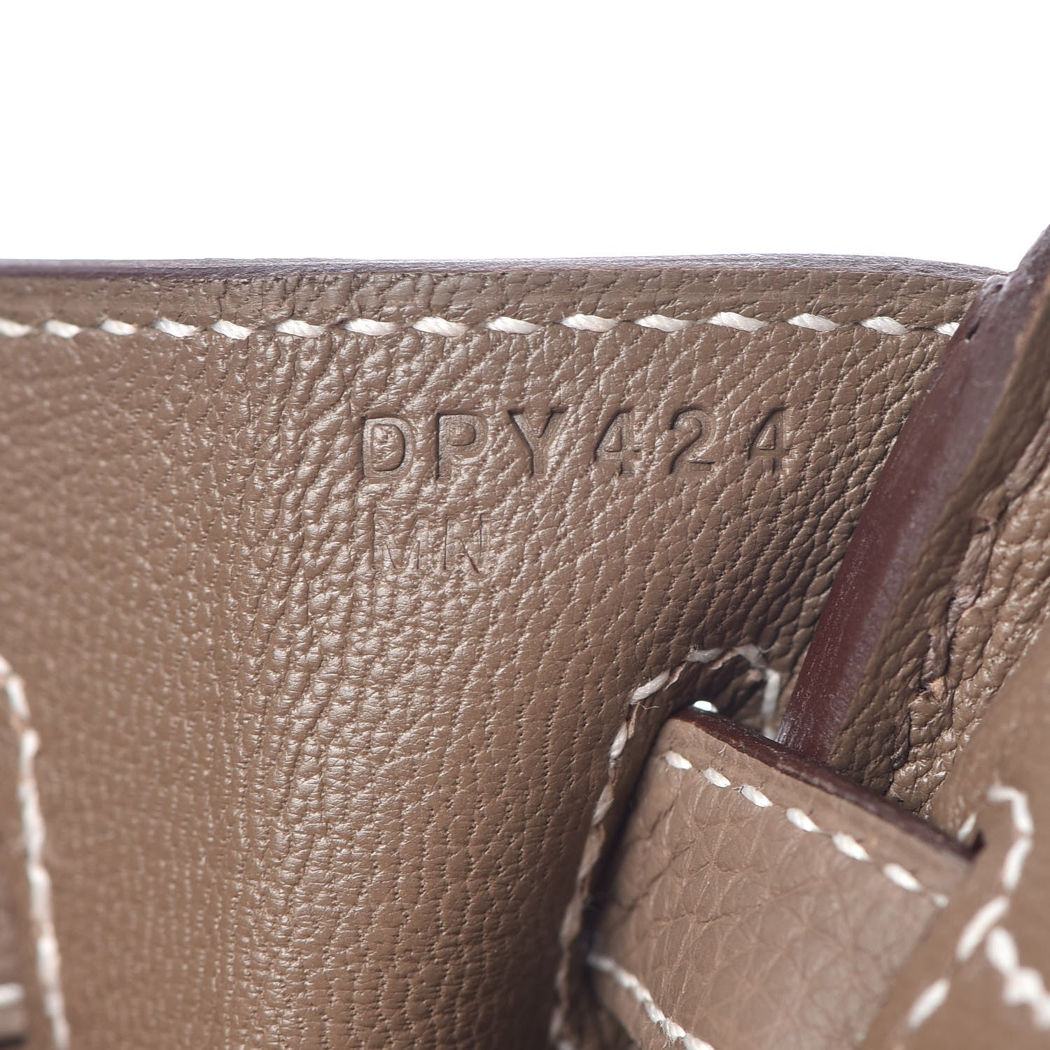 Hermes Togo Birkin 25 Etoupe 9 of 37