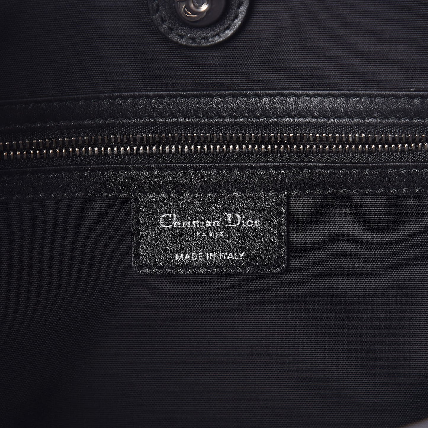 Coated Canvas Cannage Medium Panarea Tote Black
