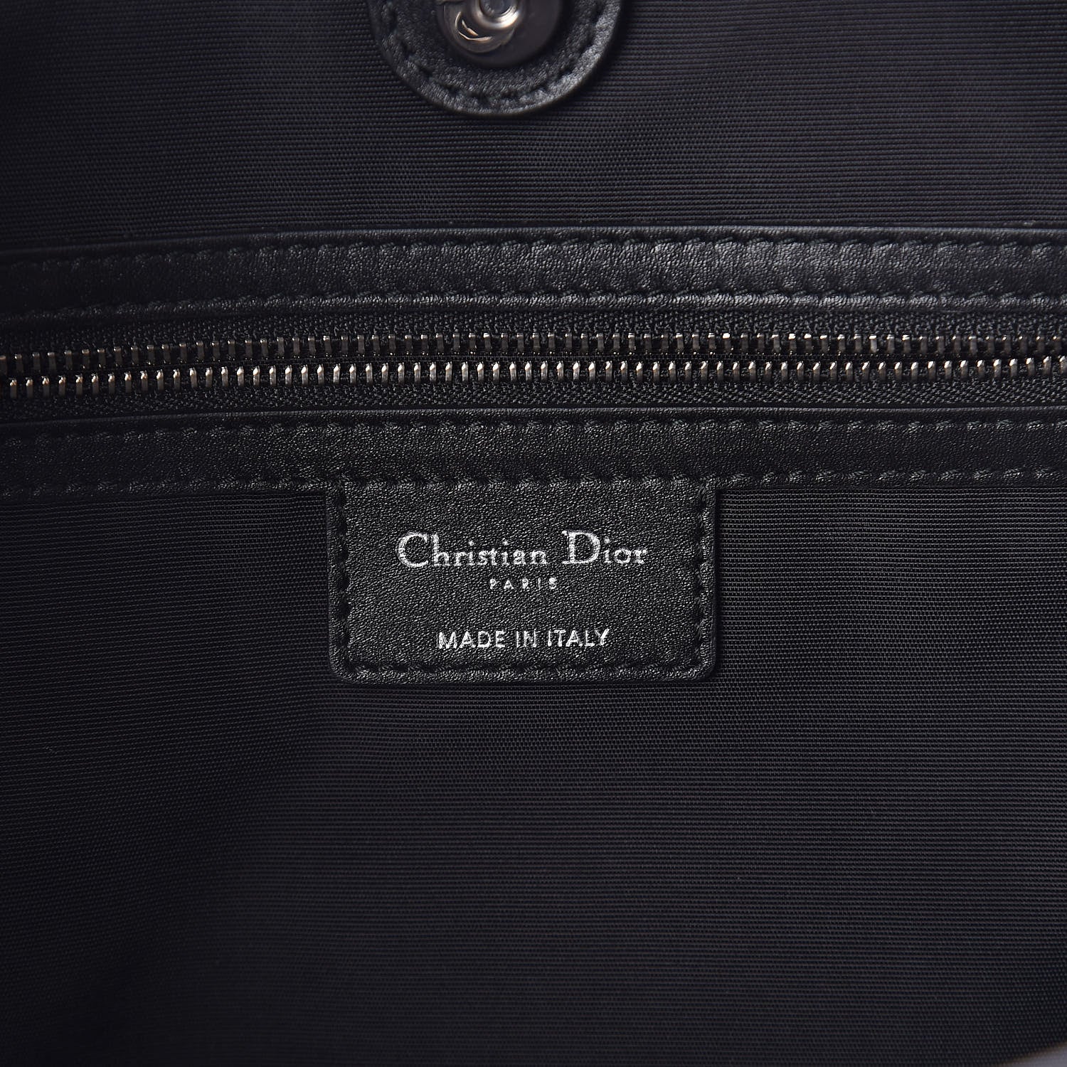 Christian Dior Coated Canvas Cannage Medium Panarea Tote Black 6 of 9