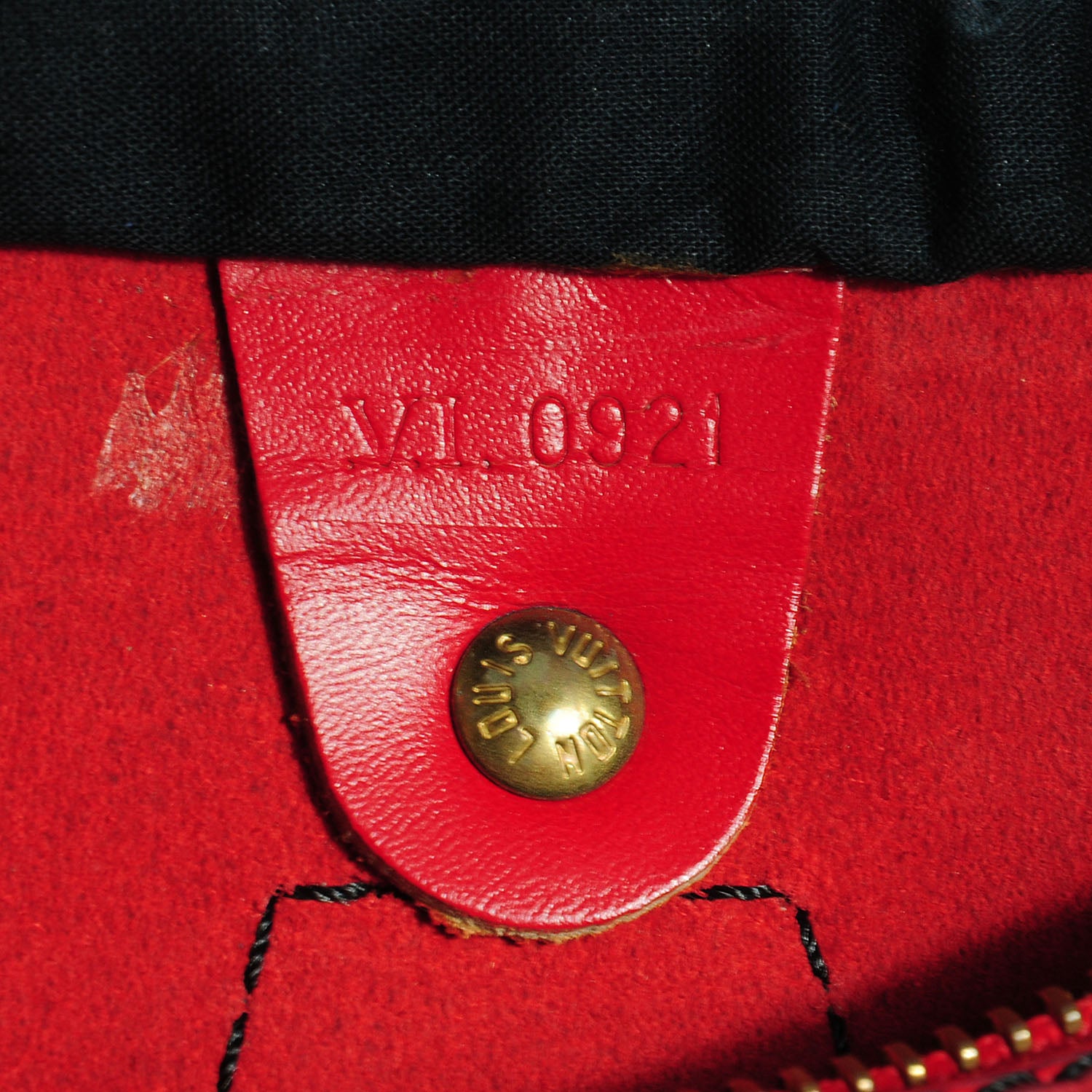 Louis Vuitton Epi Speedy 30 Rouge 7 of 8
