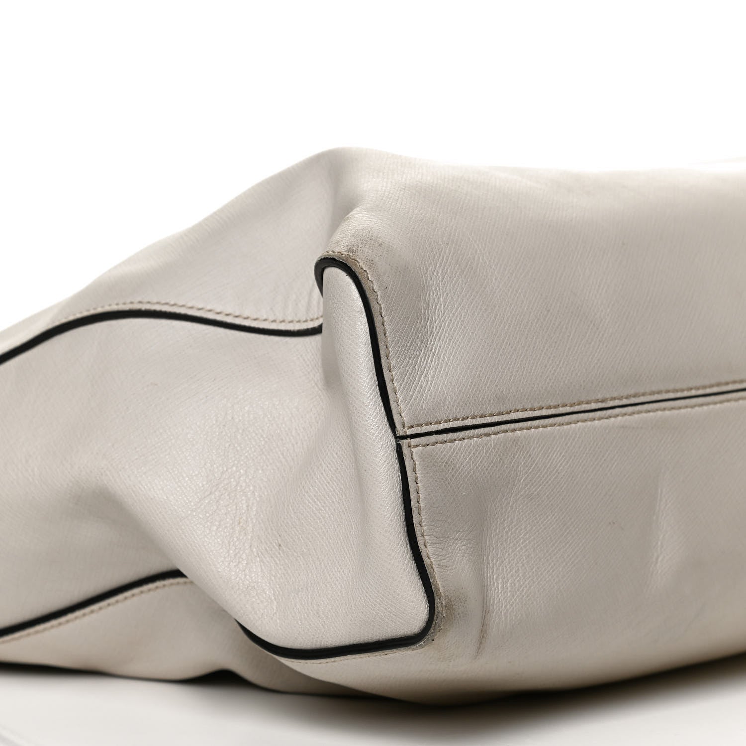 Prada Saffiano Soft Tote Talco 9 of 10