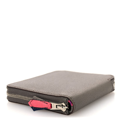 Hermes Epsom Silk'in Compact Wallet Etain 4 of 8
