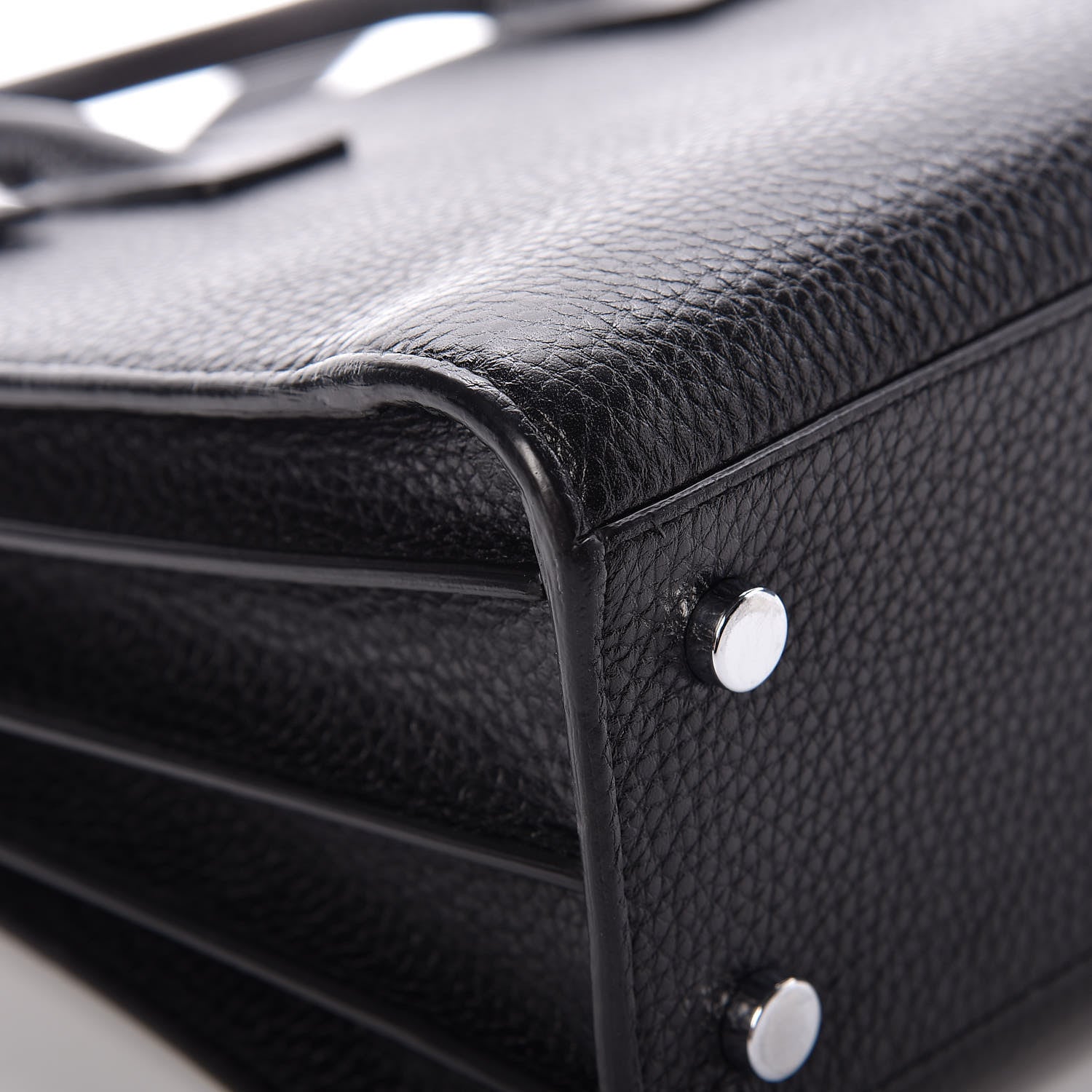 Saint Laurent Grained Calfskin Baby Sac De Jour Black 13 of 14