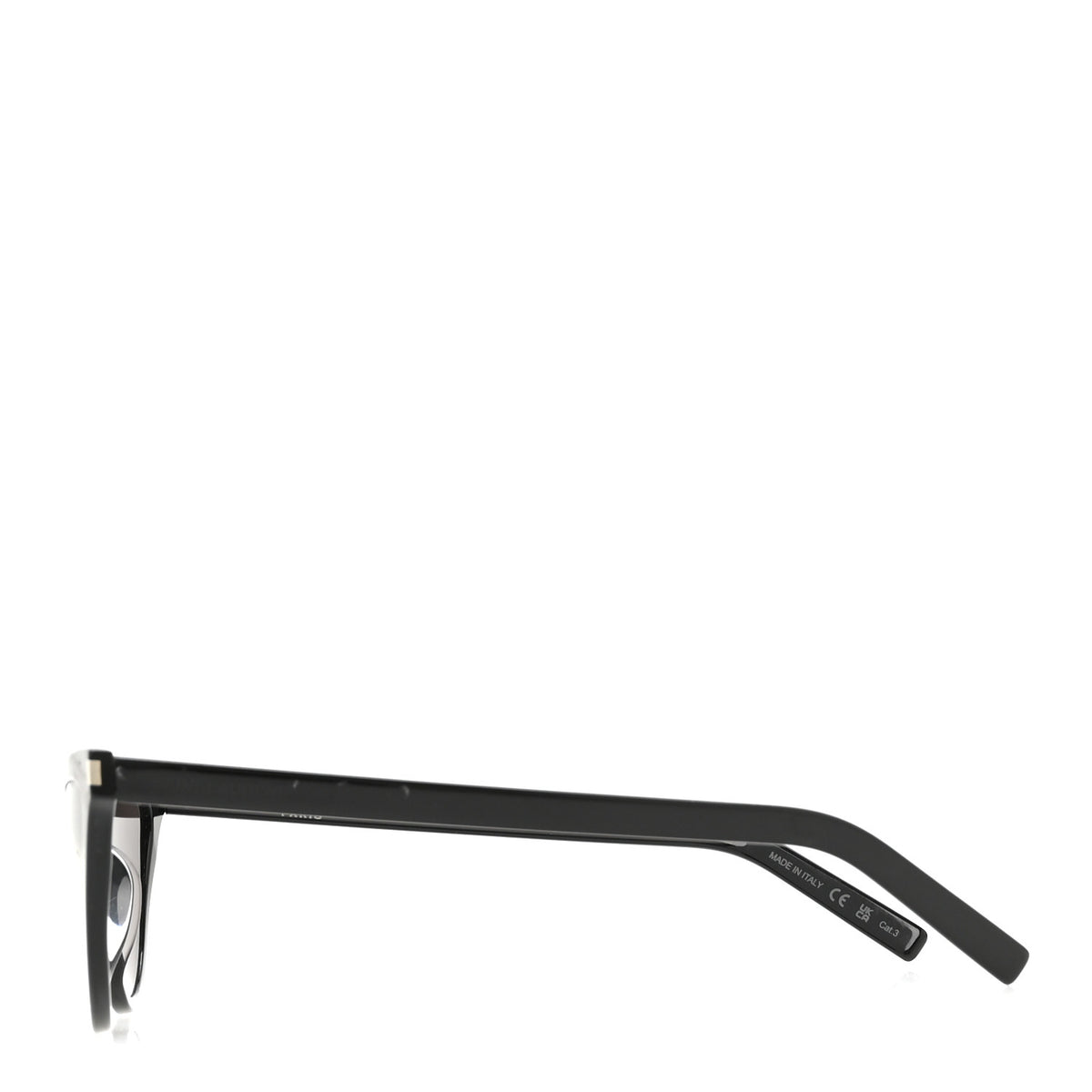 Saint Laurent Acetate SL 550 Slim Cat Eye Sunglasses Black 3 of 6