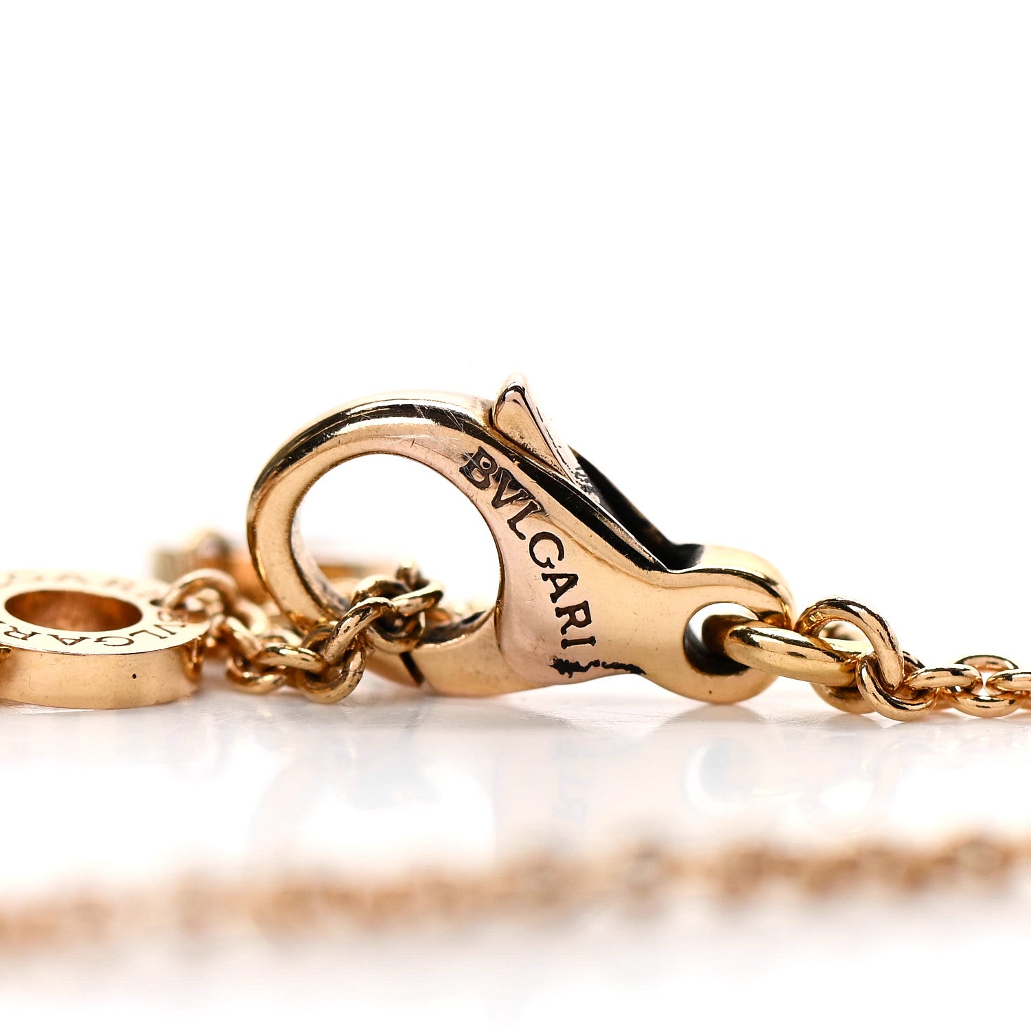 Bulgari 18K Rose Gold B.Zero1 Pendant Necklace 4 of 8
