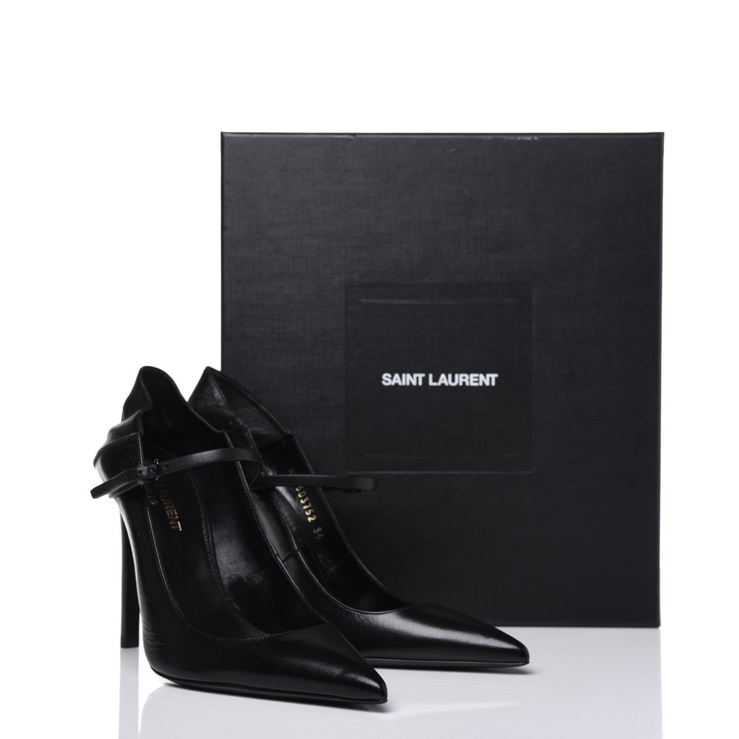 Saint Laurent Nappa Majorelle 105 Pumps 36 Black 10 of 10