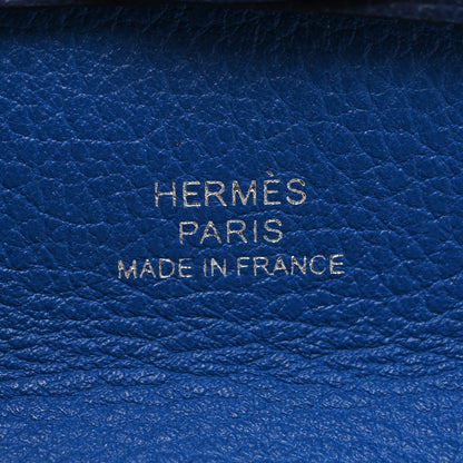 Hermes Evercolor Bastia Verso Coin Purse Bleu Saphir Bleu France 6 of 9