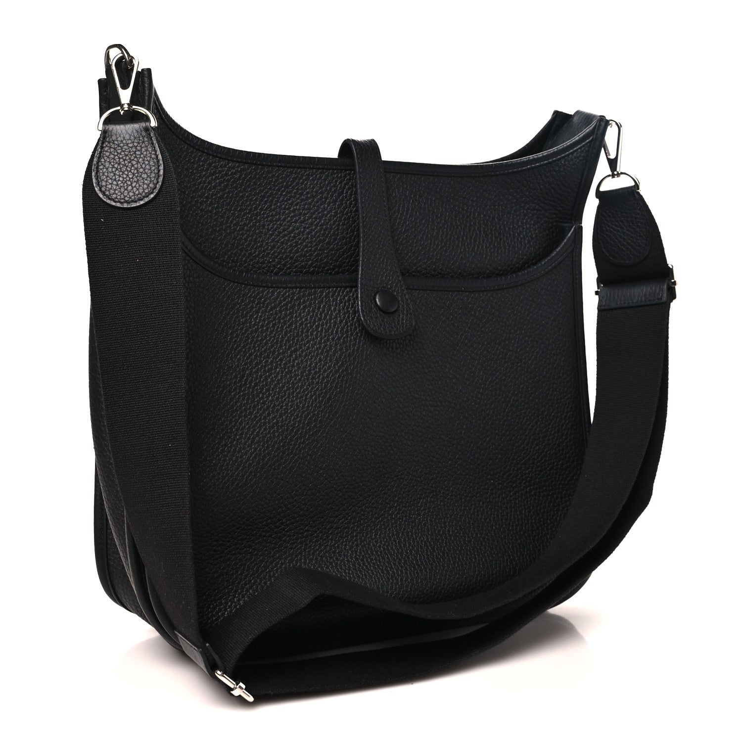 Hermes Taurillon Clemence Evelyne III GM Black 3 of 12