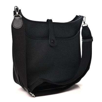 Hermes Taurillon Clemence Evelyne III GM Black 3 of 12