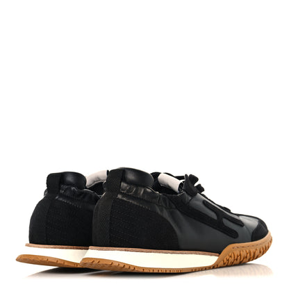 Hermes Nappa Suede Goatskin Jet Sneakers 36 Black 5 of 8