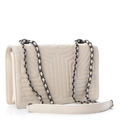 Chanel Calfskin Quilted Small Korean Garden Flap Off White 3 of 11