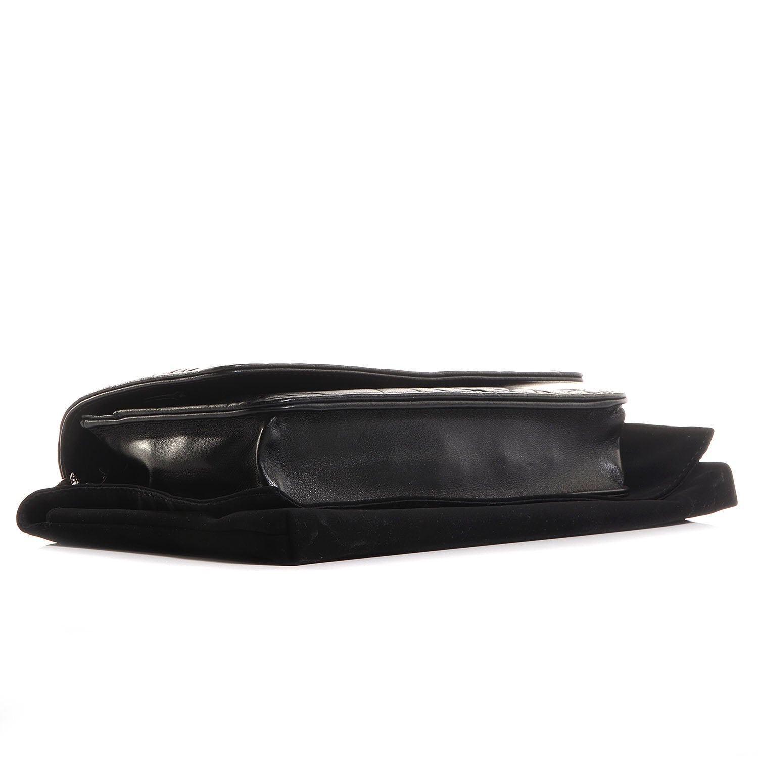 Chanel Lambskin Camellia Wallet on Chain WOC Black 4 of 8