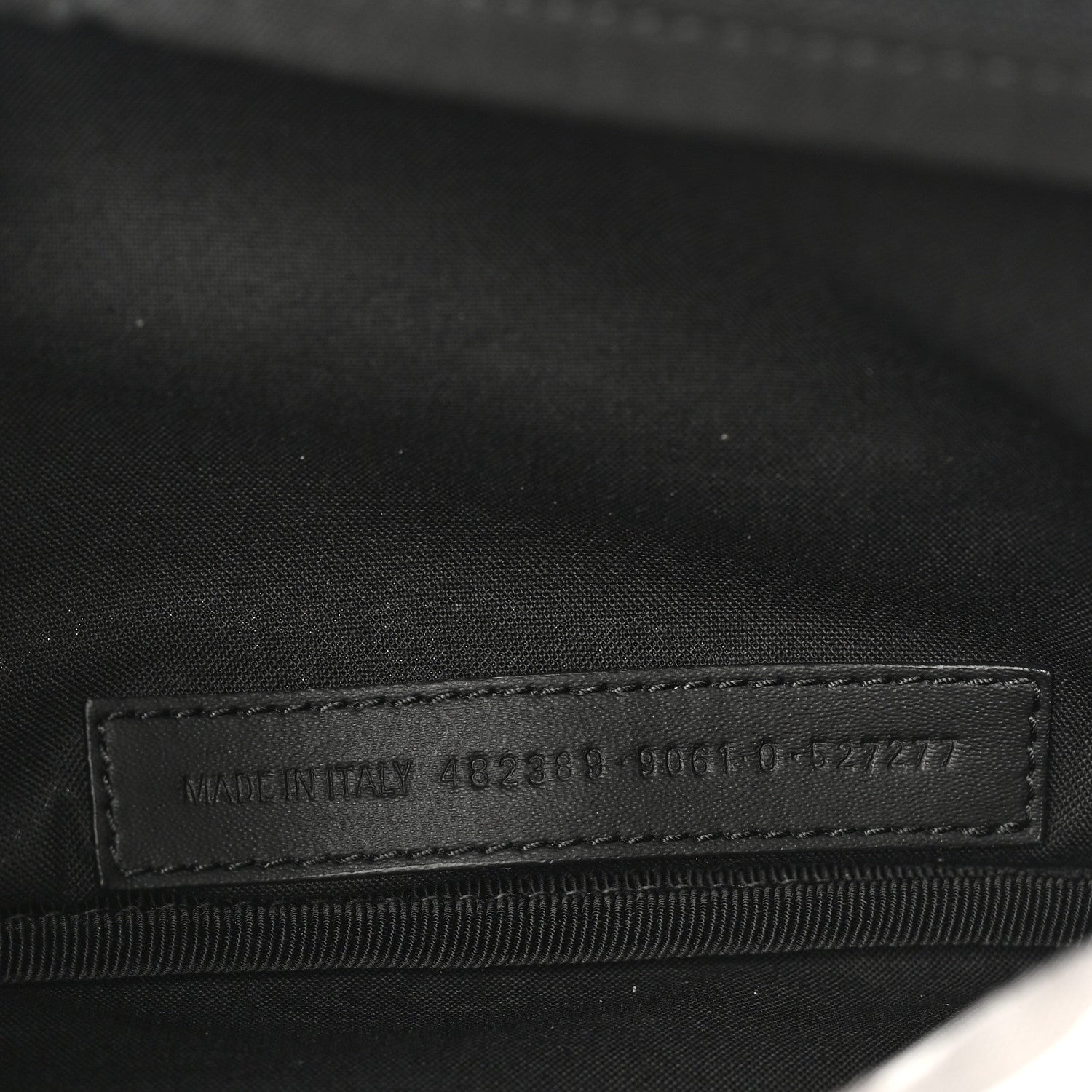 Balenciaga Distressed Nylon Canvas Camo Logo Explorer Beltpack Black White Gray 7 of 11