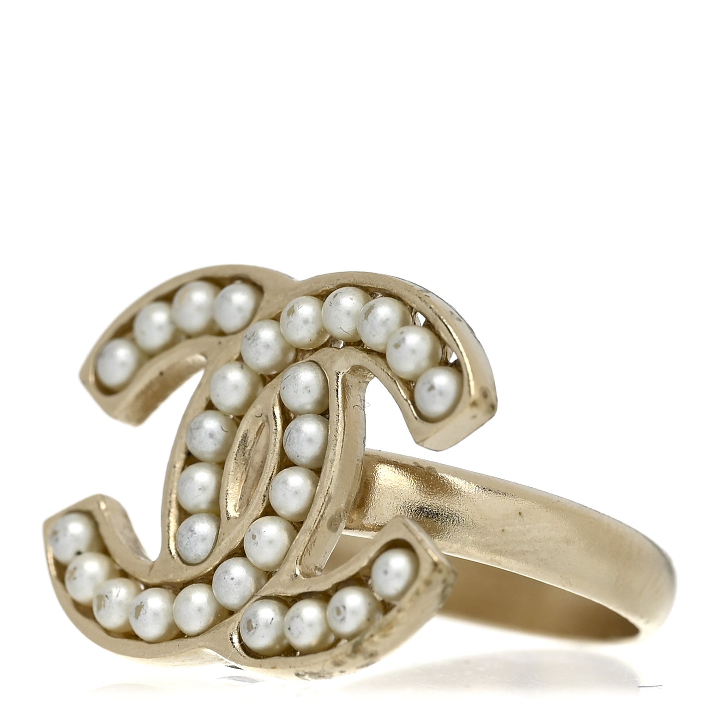 Pearl CC Ring 52 6 Gold