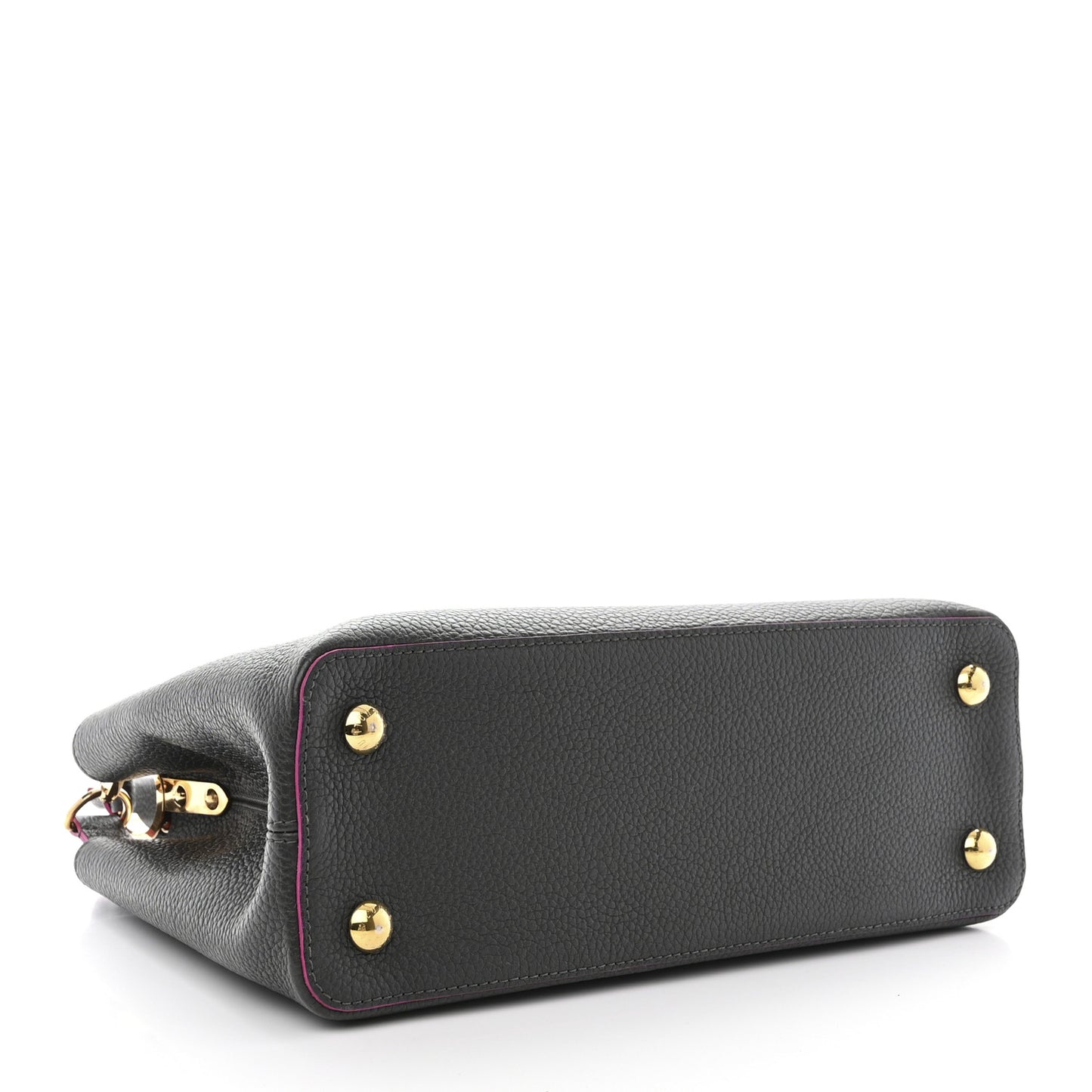 Taurillon Capucines PM Grey Pink