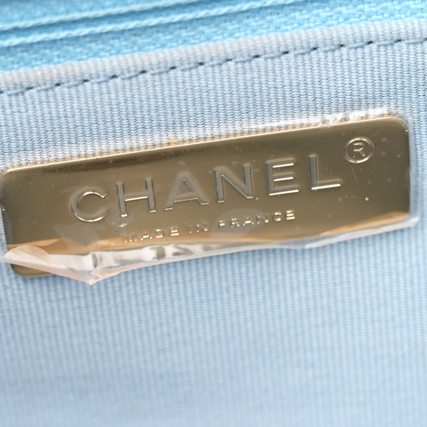 Lambskin Quilted Medium Chanel 19 Flap Light Blue