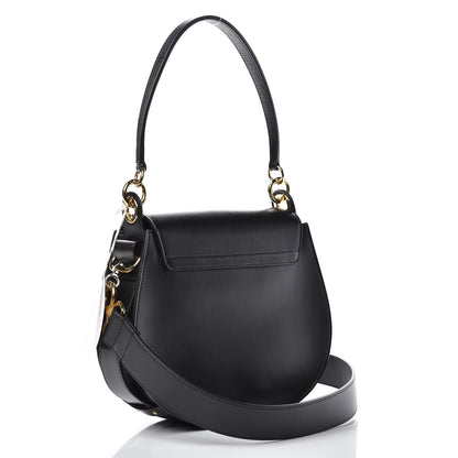 Chloe Calfskin Suede Large Tess Bag Black 3 of 7